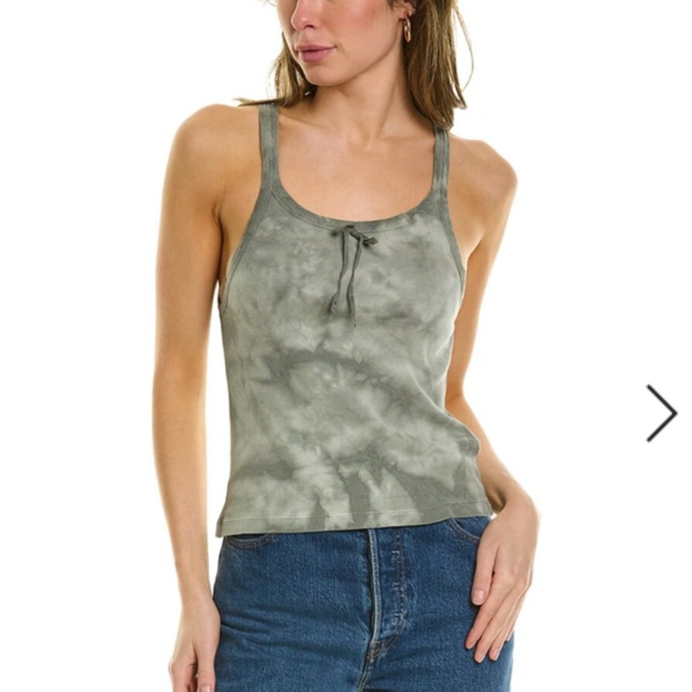 Dannijo Tie Dye Tank In Lilypad - Large NWT